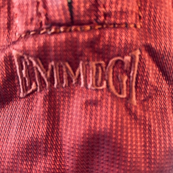 Vintage Emmegi ski pants dark orange w/ yellow lining, size 36/3 (XS/S) - Picture 7 of 14